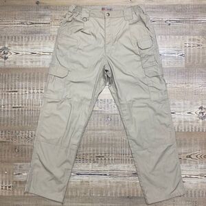 5.11 Tactical Series Men's Pants Size 34/32 Khaki work Police Carpenter Cargo